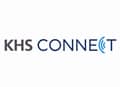 Logo mit dem Schriftzug KHS CONNECT, wobei das C in CONNECT stilisiert ist und Funkwellen darstellt.